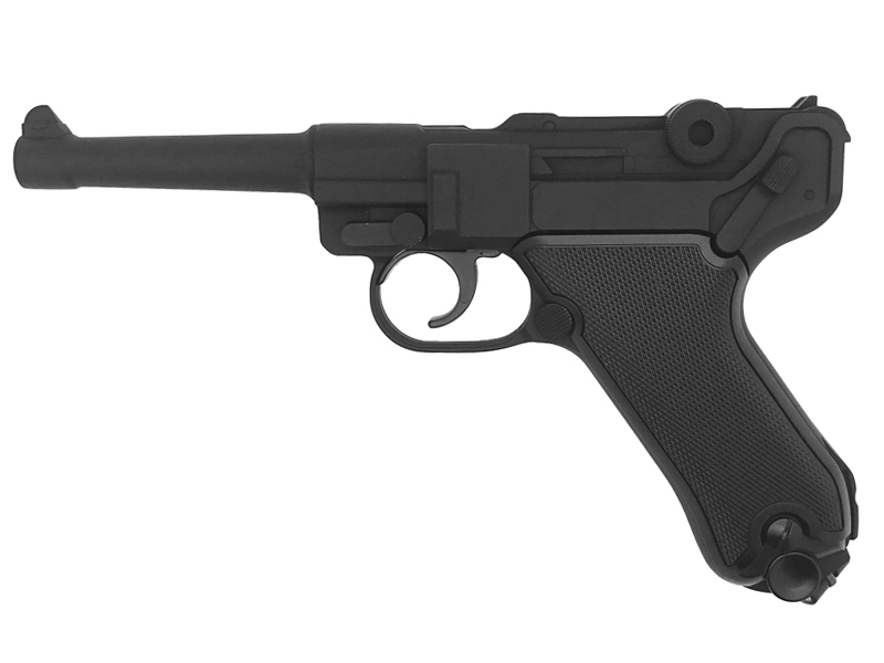 Huntex P08 Co2 Air Pistol (4.5mm – Black – Full Metal)