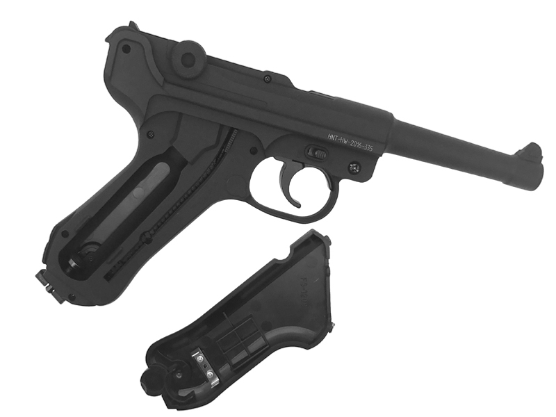 Huntex P08 Co2 Air Pistol (4.5mm – Black – Full Metal)