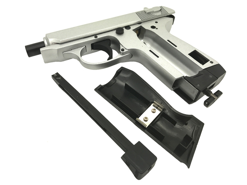 Huntex H42 Co2 Blowback Pistol (4.5mm – Silver)