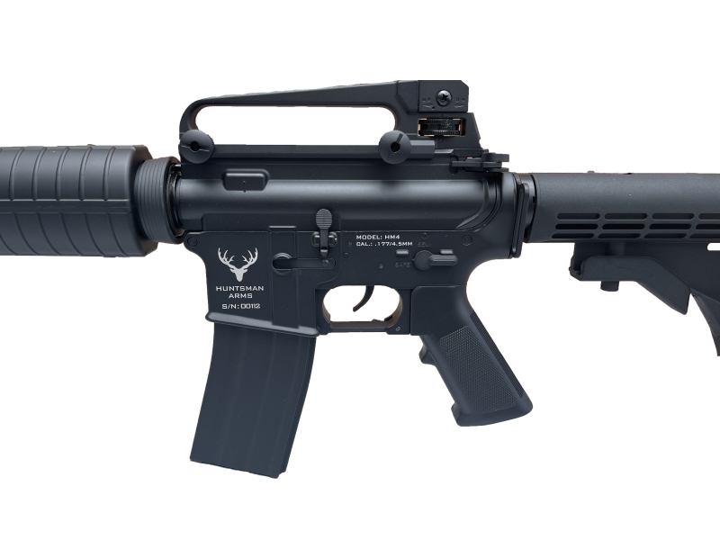 Huntsman Arms .177/4.5mm M4 Carbine Rifle (Co2 Powered – Black)