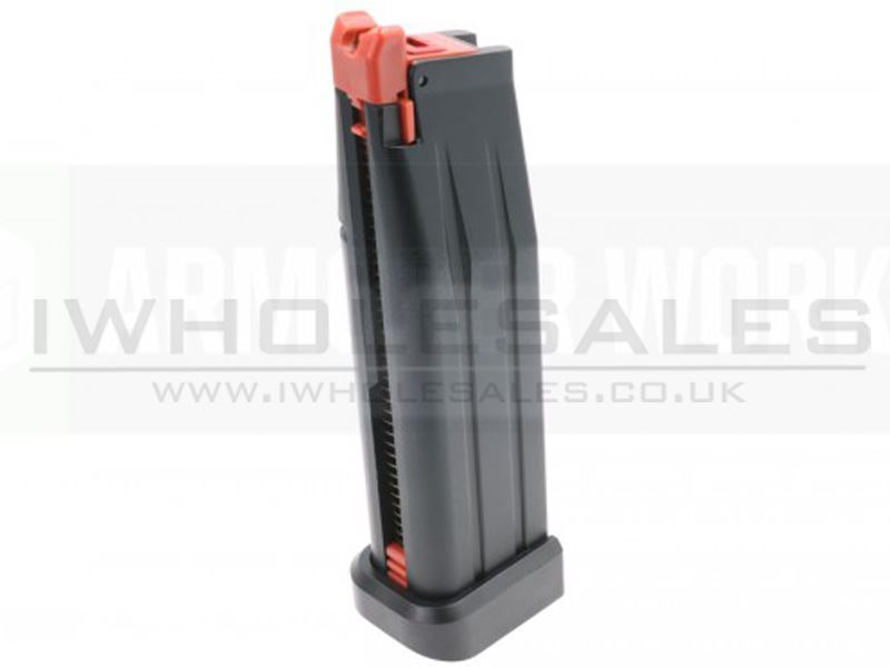 (Archived) Armorer Works CO2 Magazine (Hi-Capa Series – AG-MXMC01 – Black – 4.5mm) (Archived) Armorer Works CO2 Magazine (Hi-Capa Series – AG-MXMC01 – Black – 4.5mm)