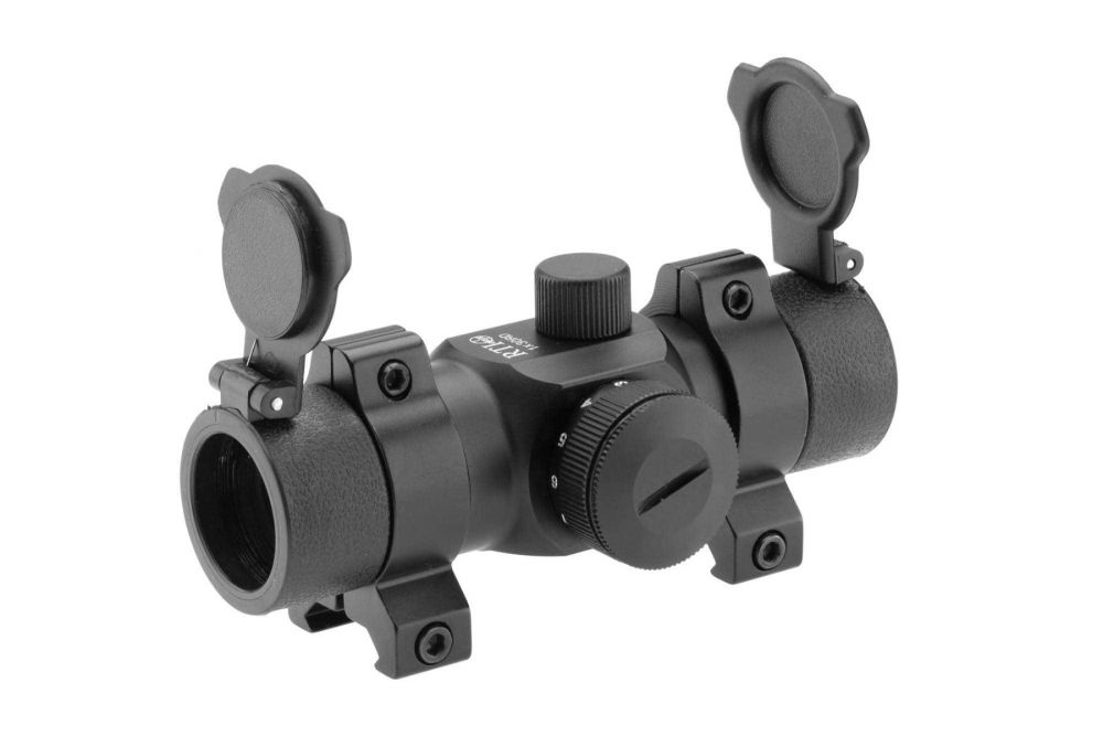 RTI Optics 1×30 Tubular Picatinny Mount Scopes (Red and Green – Black)